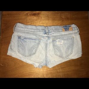 Light Wash Hollister Jean Shorts